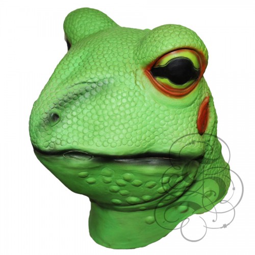 Latex Frog Mask Animal Overhead Party Mask